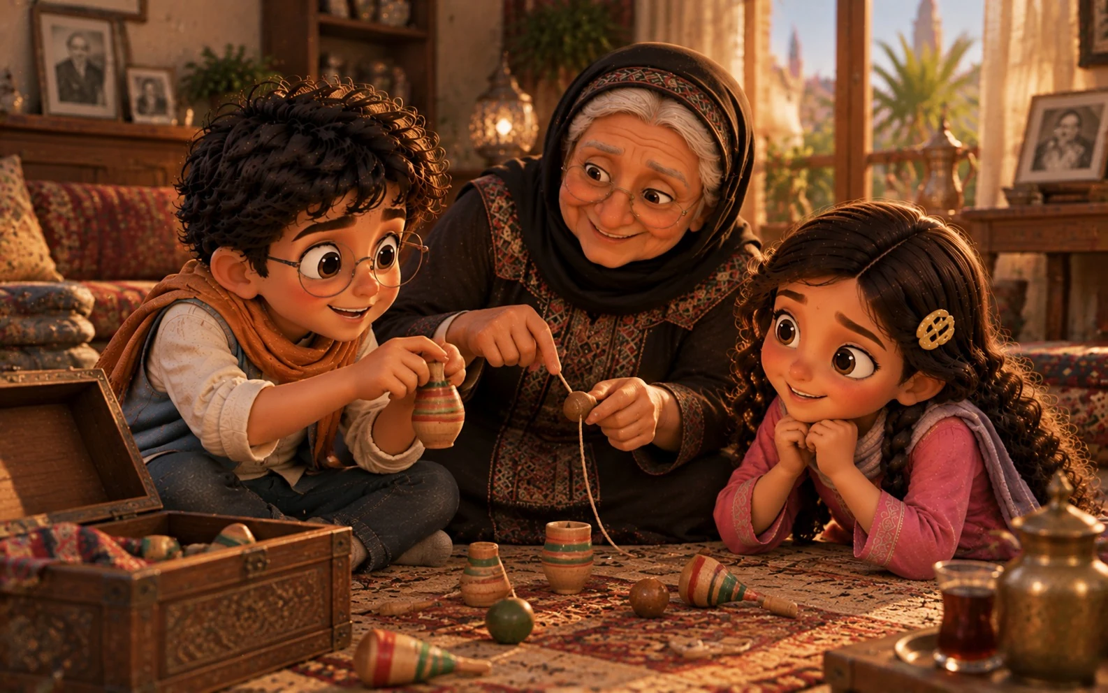 صورة قصة لعبة لها أكثر من حكاية